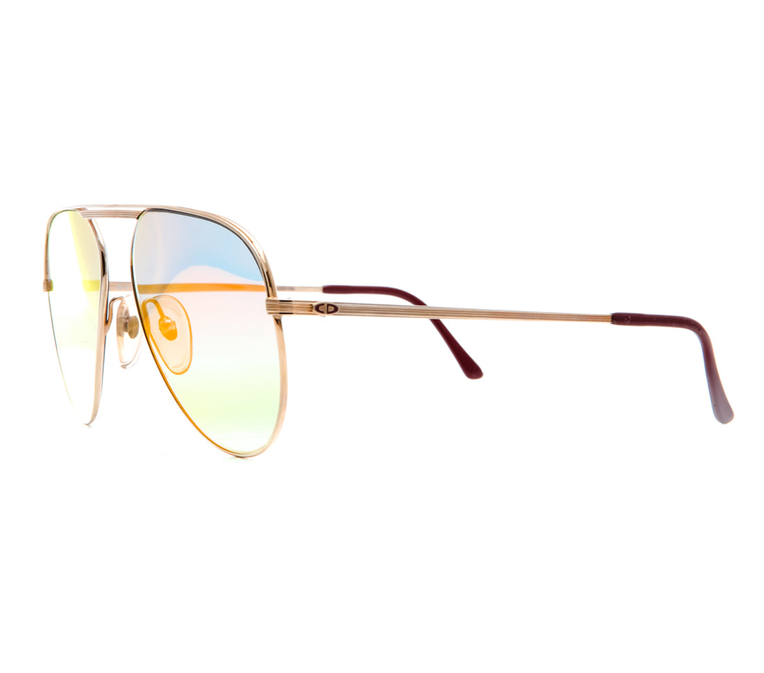 Christian Dior 2536 40 (Eggplant Lime Multi Flash Flat Lens) Side