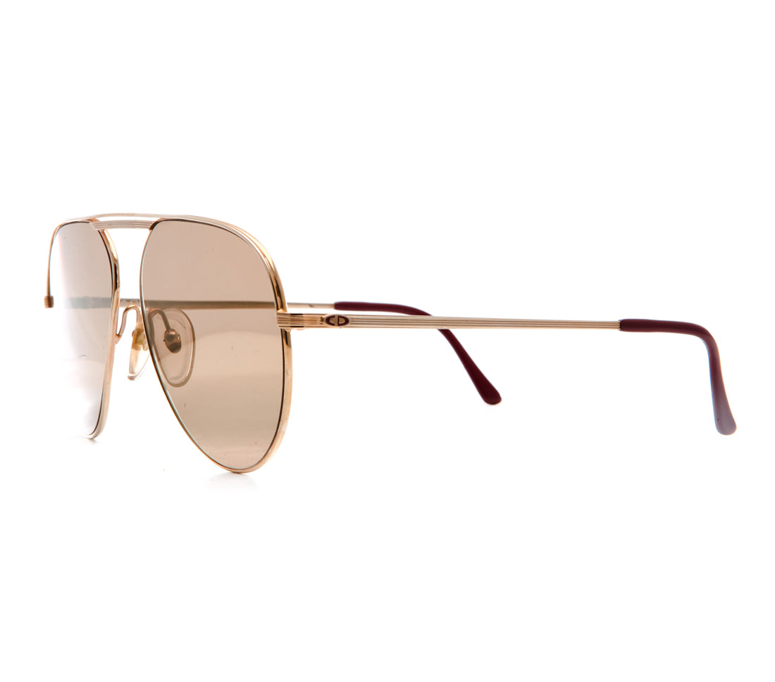 Christian Dior 2536 40 (Gold Dust Flash Gold Flat Lens) Side