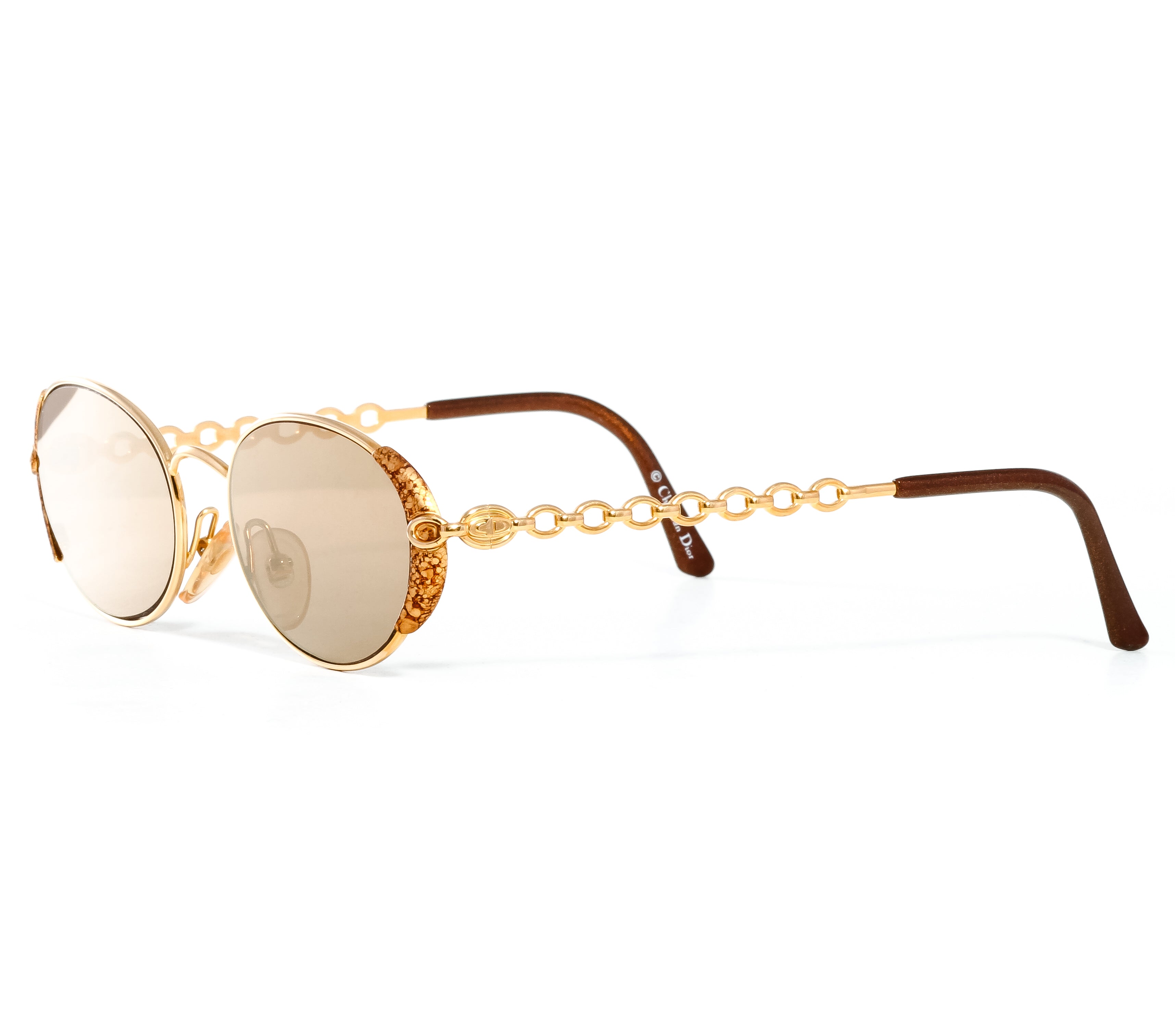 Christian Dior 2822 41 130 (Brown Flash Gold) Side