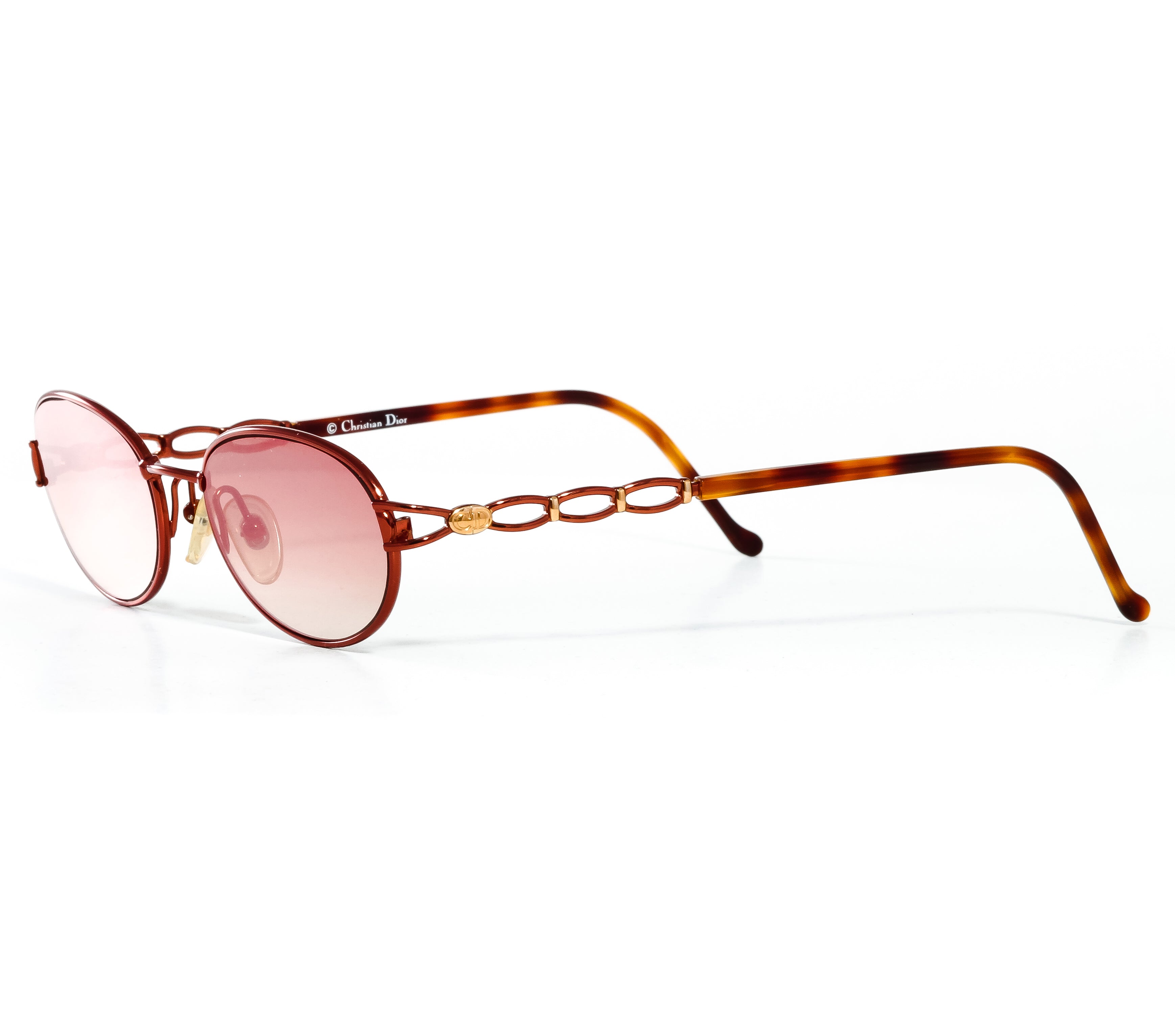 Christian Dior 3534 15R 135 (Light Brown Gradient Flash Red) Side