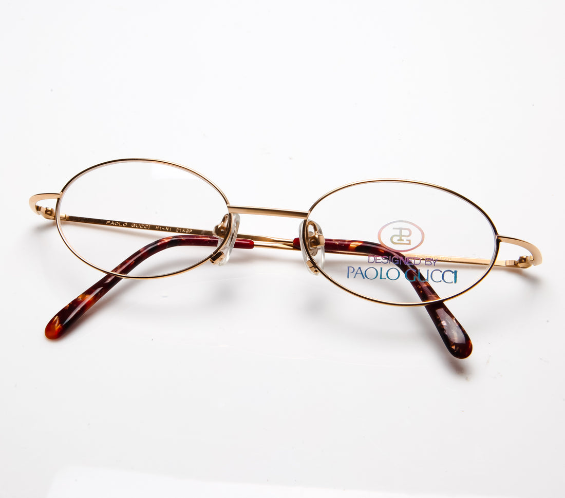 Paolo Gucci 7428R 21k Gold Plated (Clear Lens)