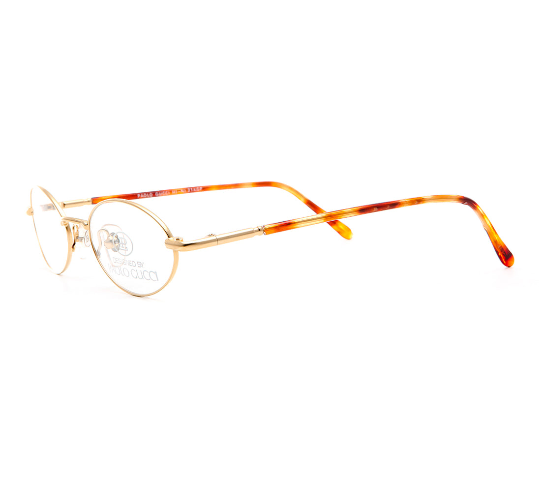 Paolo Gucci 7431R 21K Gold Plated (Clear Lens)