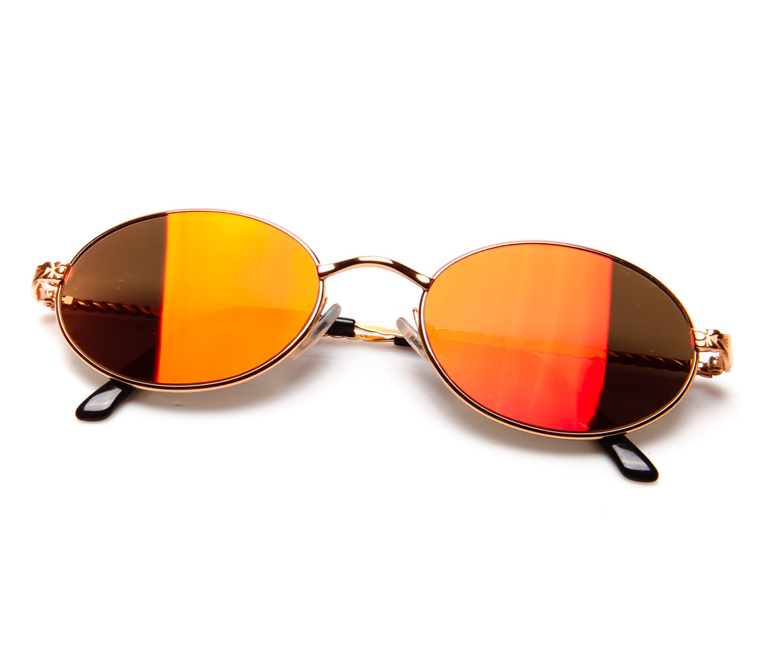Gianfranco Ferre 238 (Black Orange Mirror Flat Lens)