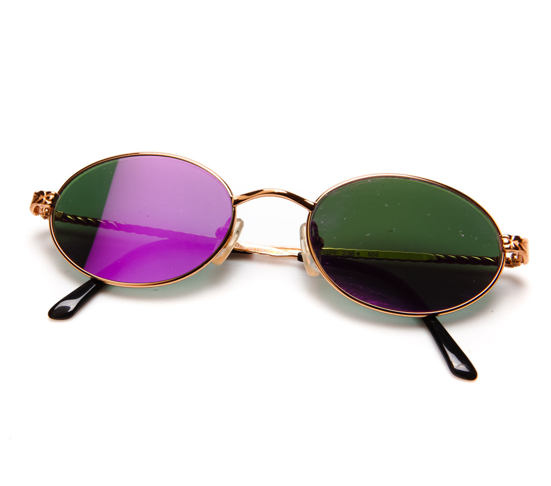 Gianfranco Ferre 238 (Black Purple Flat Lens)