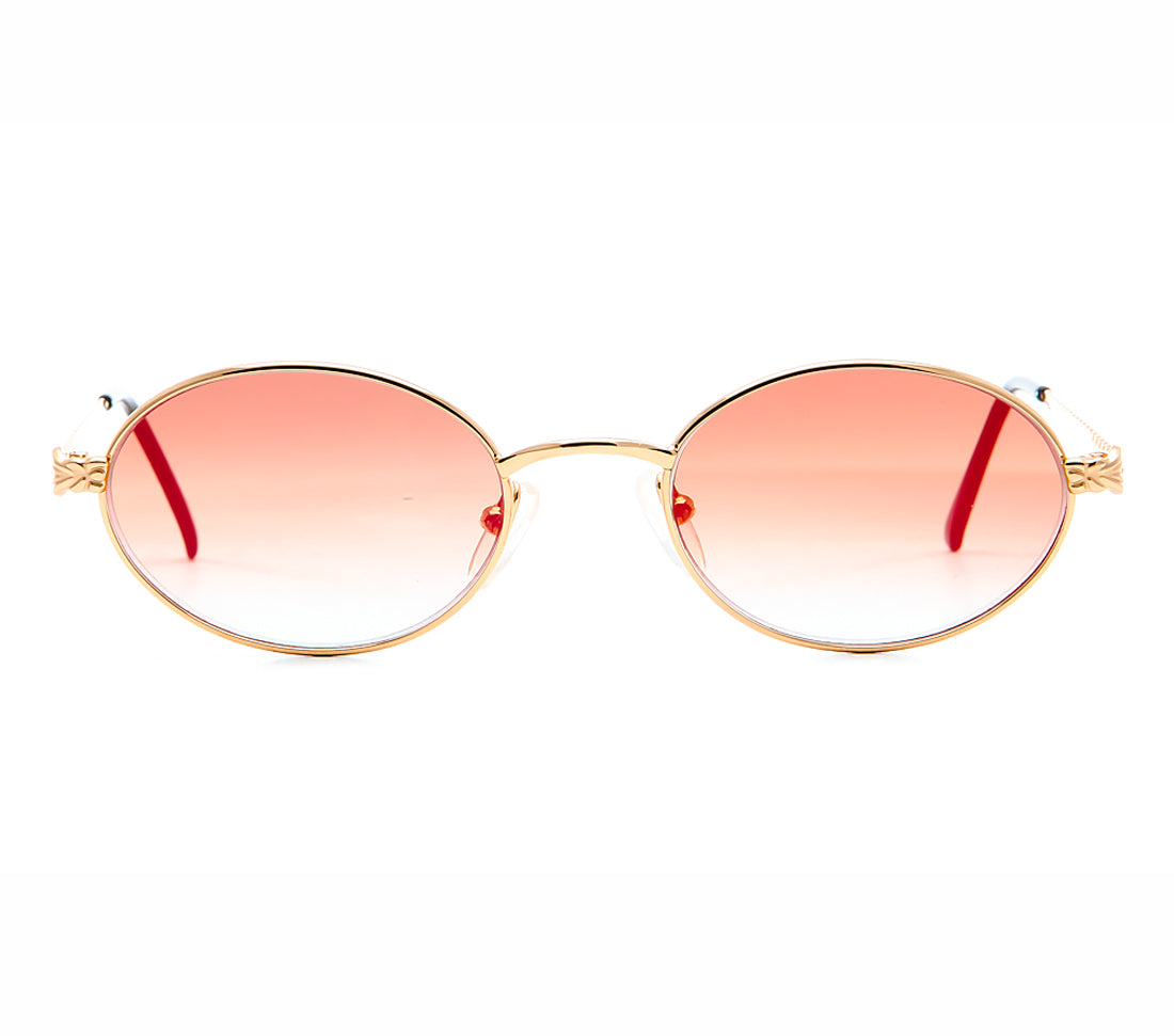Gianfranco Ferre 238 (Brown Gradient Flash Red Flat Lens)