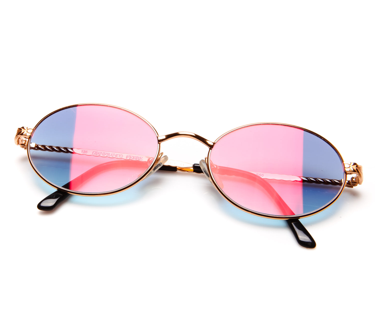 Gianfranco Ferre 238 (Mauve Two-Tone Gradient Multi Flash Flat Lens)