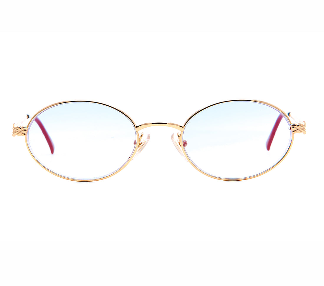 Gianfranco Ferre 238 (Royal Blue Two-Tone Gradient Multi Flash Flat Lens)