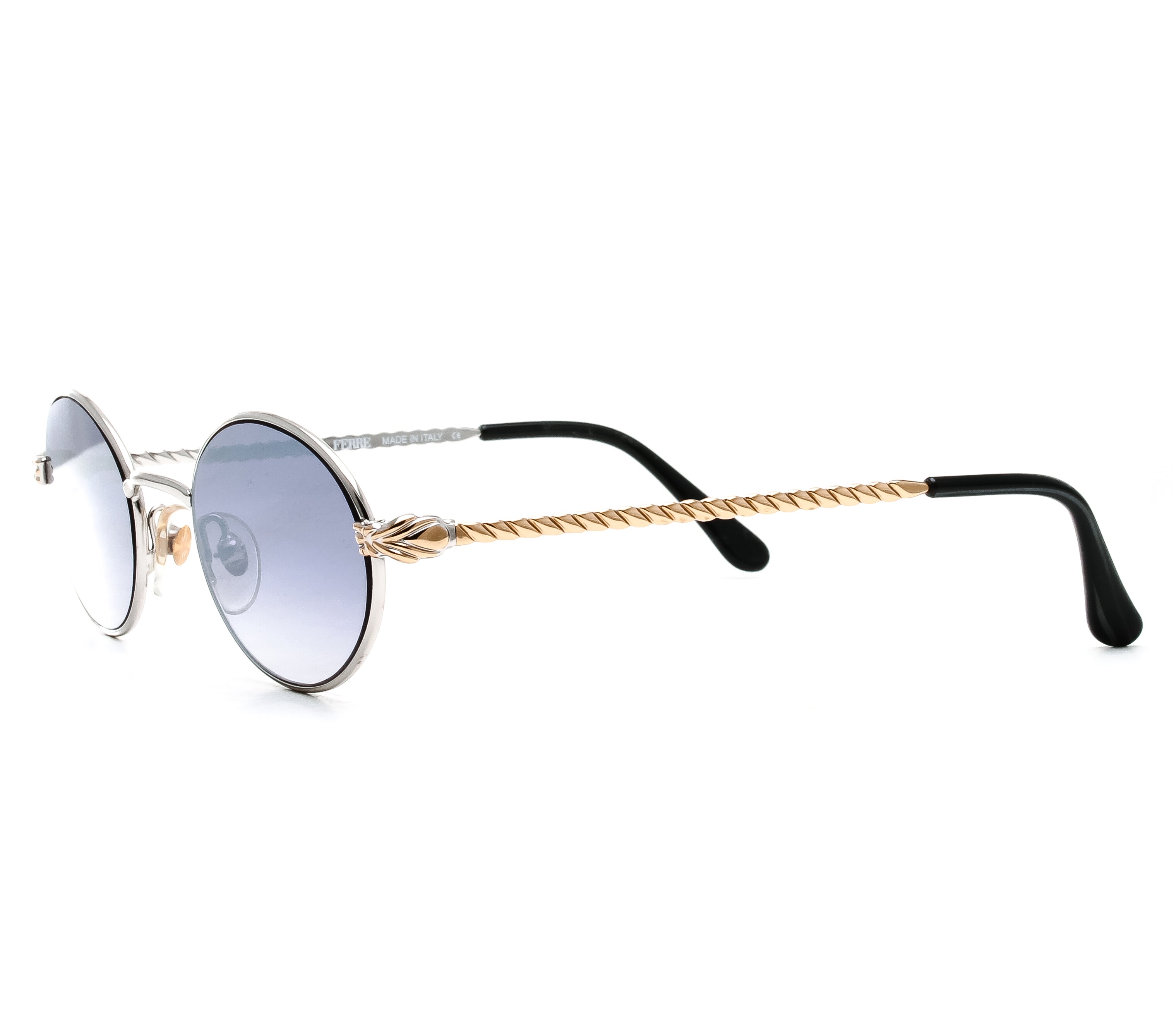 Gianfranco Ferre GFF 238 (Grey Gradient Flash Blue Flat Lens)