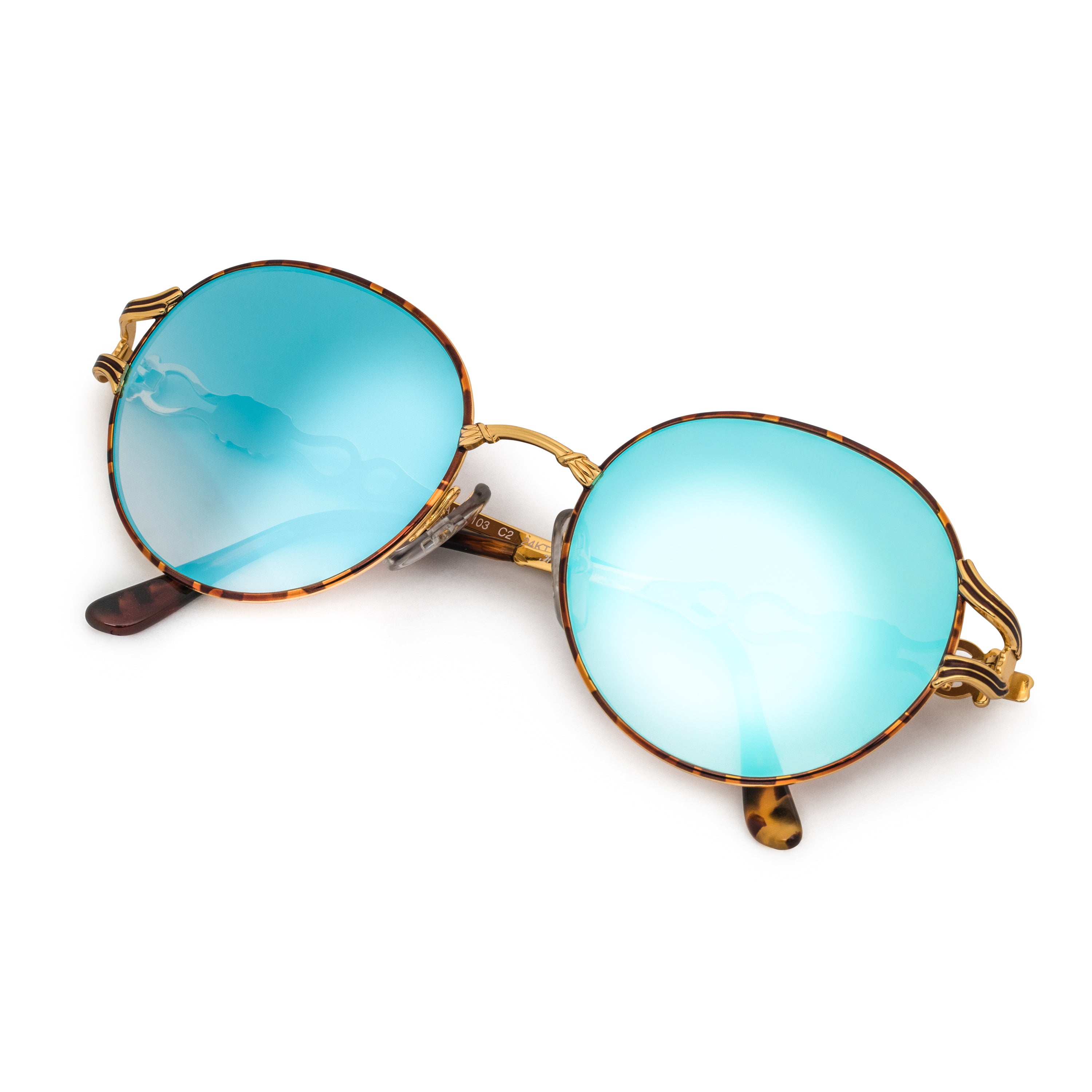 Vintage Hilton Parklane 103 C2 (Blue Peach) Thumbnail