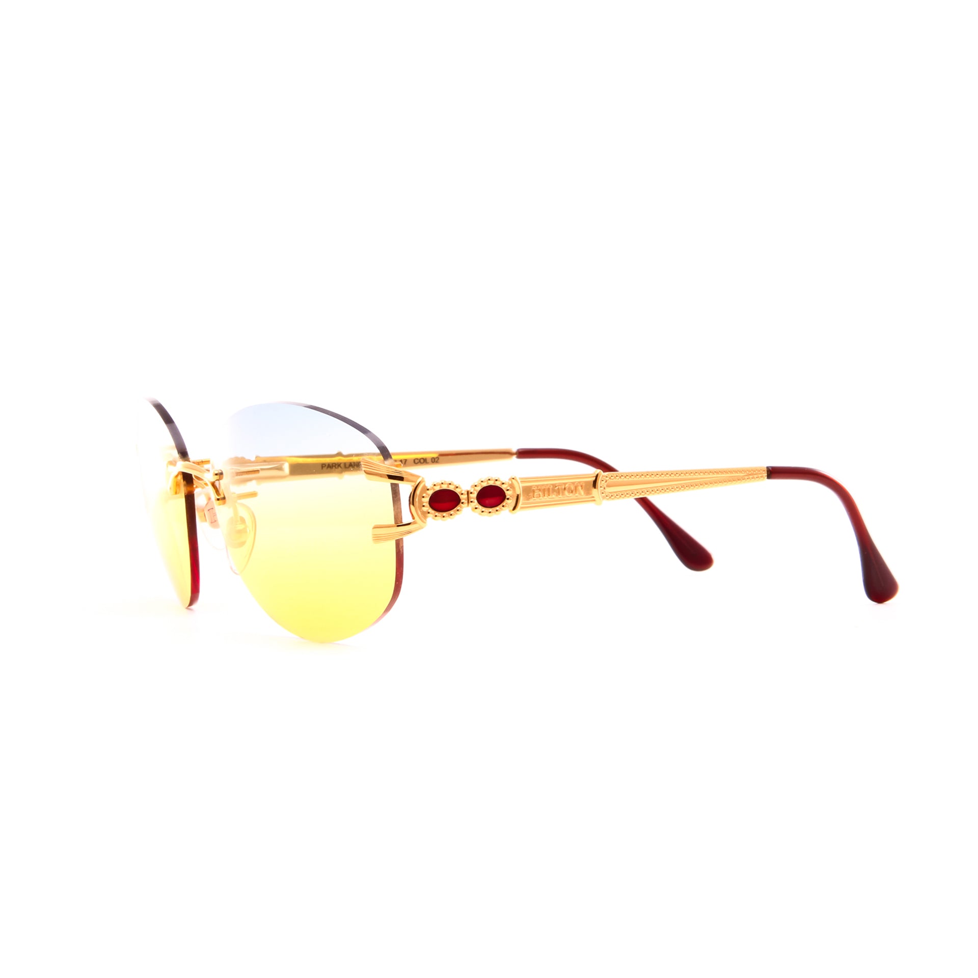 Vintage Hilton Parklane 108 02 (Blue Yellow) Side