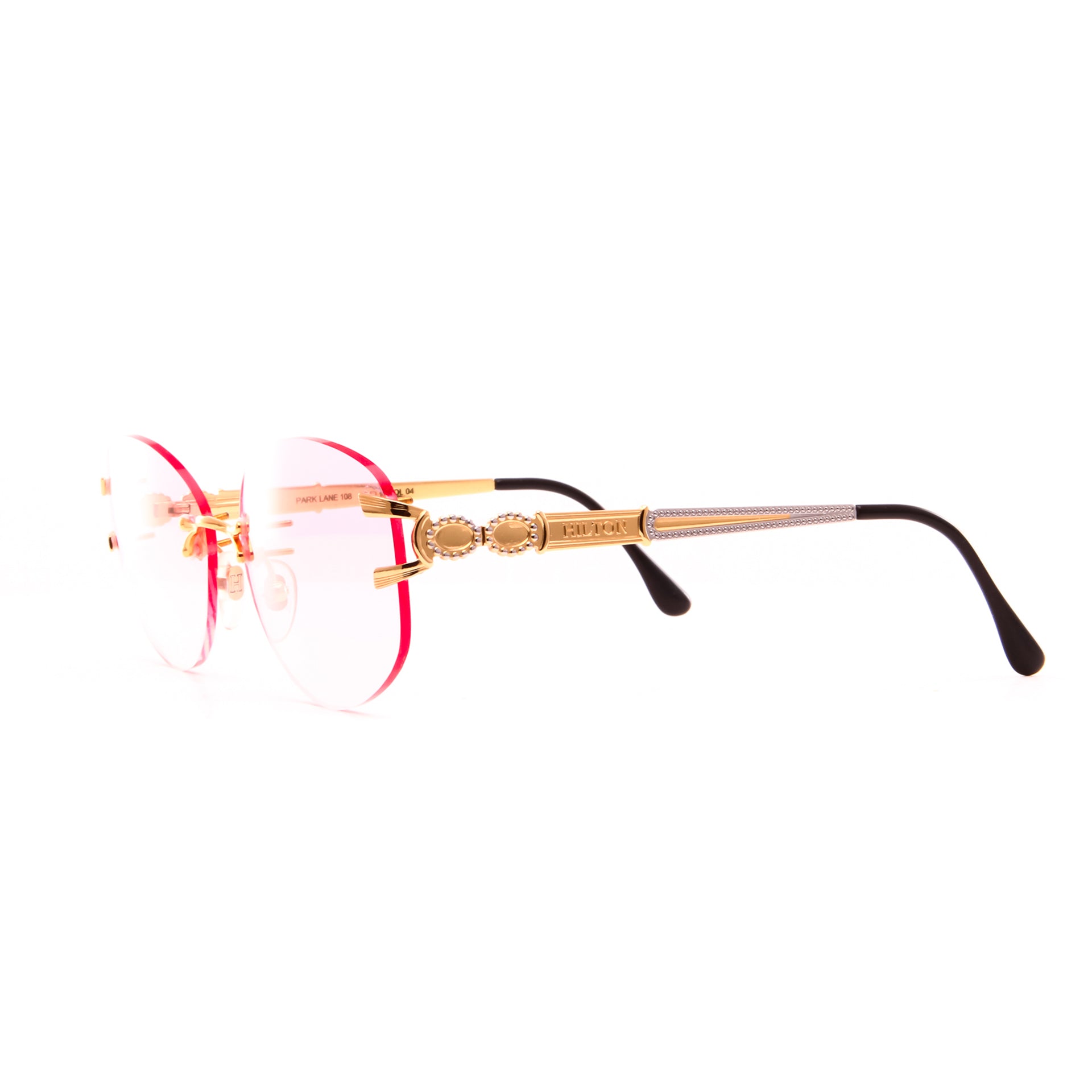 Vintage Hilton Parklane 108 (Light Pink) Side