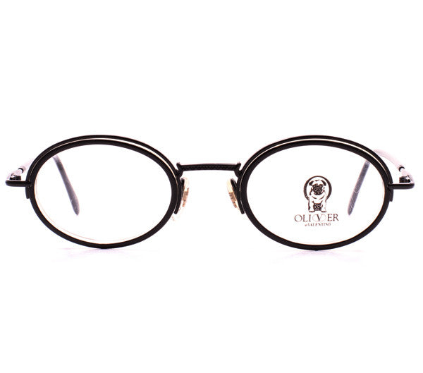 Eyewear Frames Occhiali Oliver By Valentino Black Clear Round
