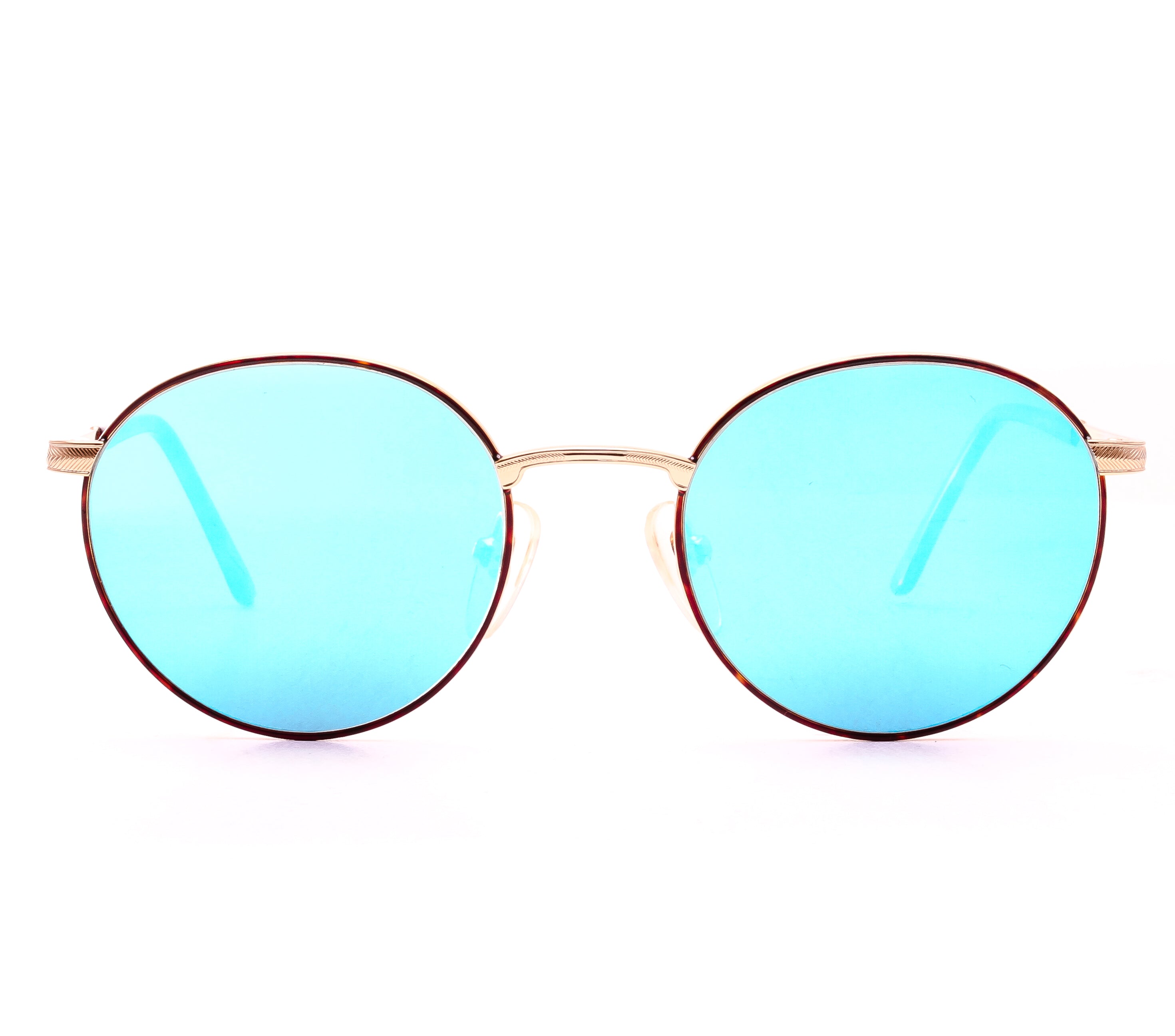 Pierre Cardin 6549 ( Black Blue Mirror Flat Lens )