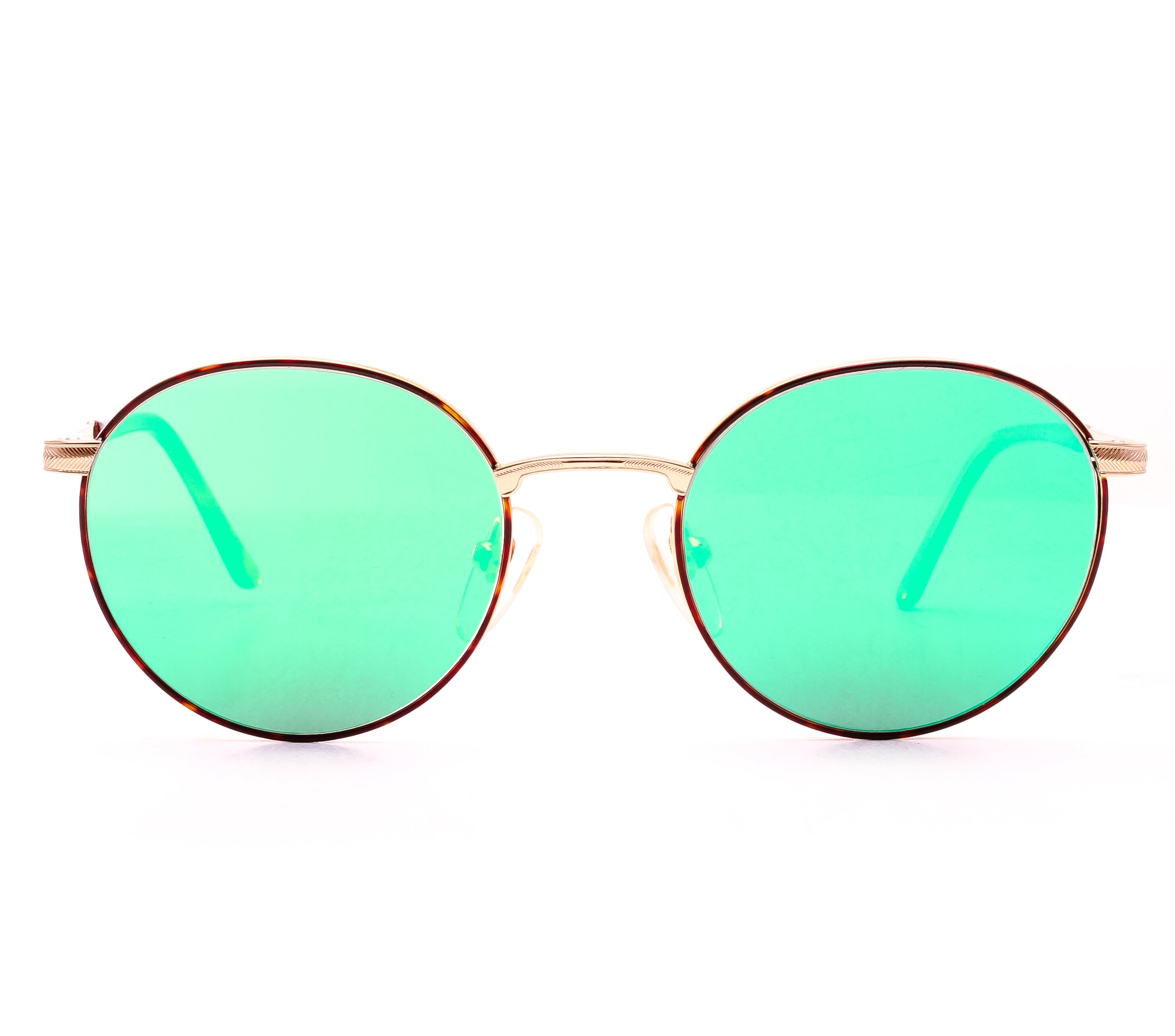 Pierre Cardin 6549 ( Black Green Mirror Flat Lens )