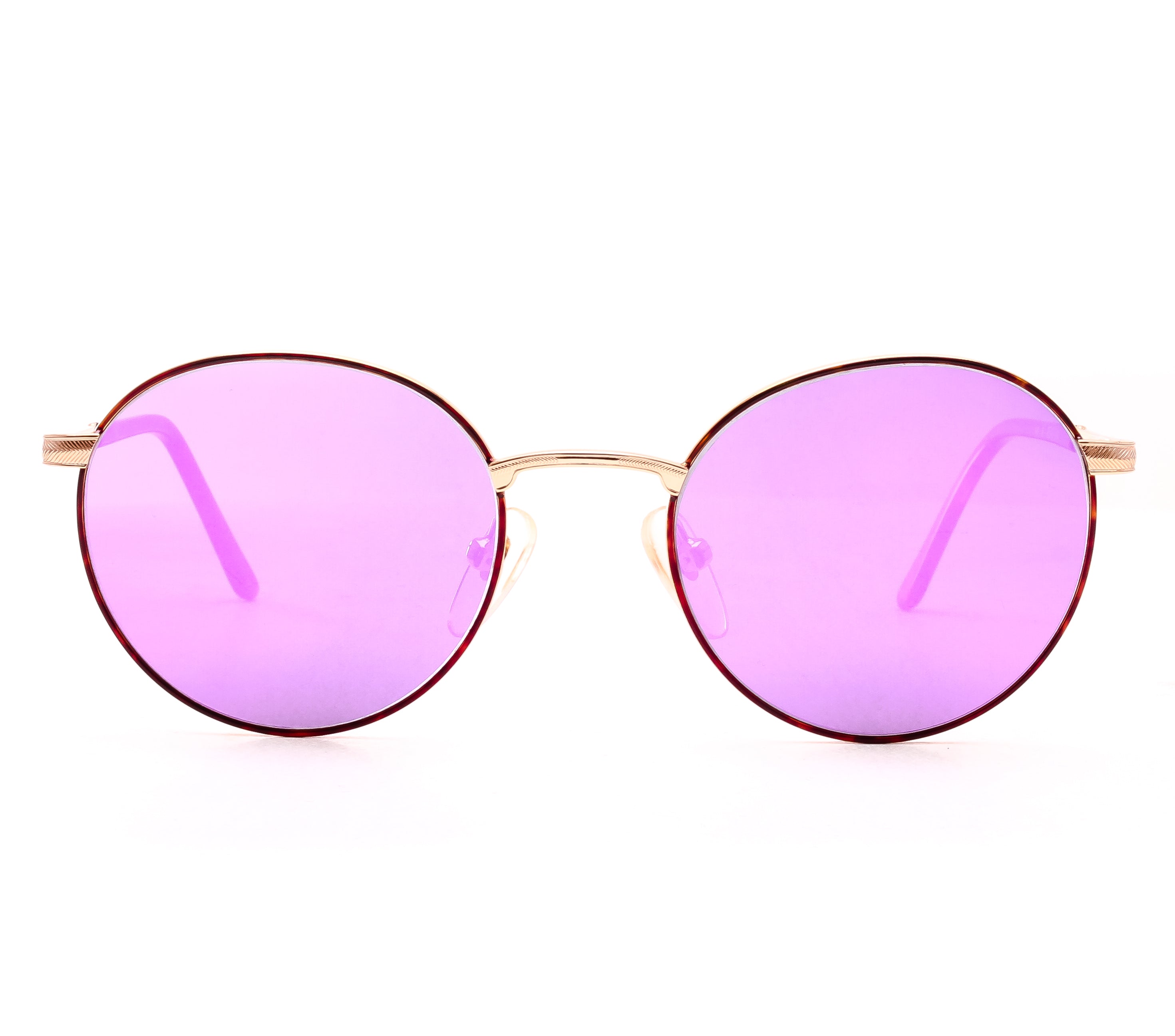 Pierre Cardin 6549 ( Black Purple Mirror Flat Lens )