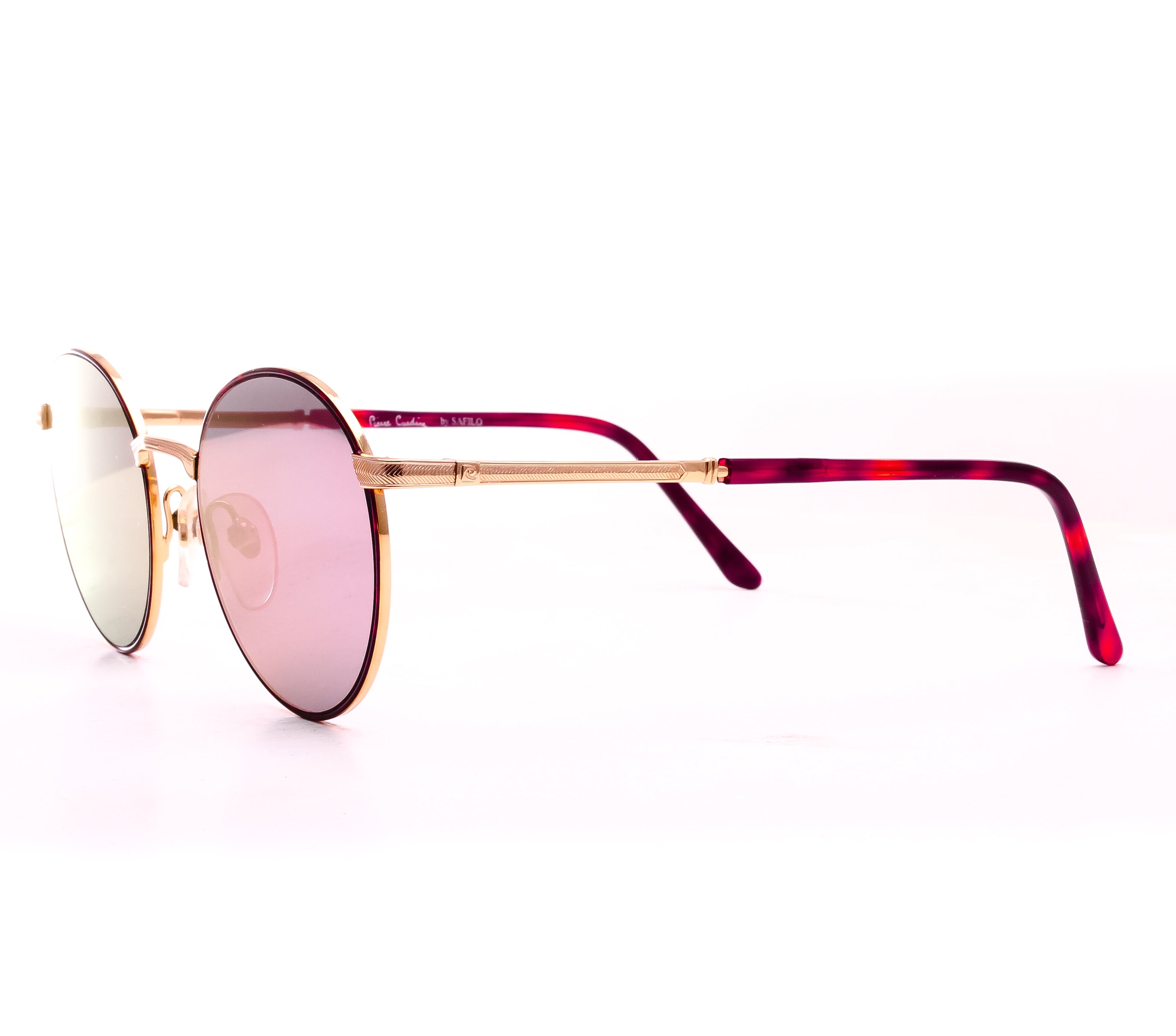 Pierre Cardin 6549 ( Black Purple Mirror Flat Lens )