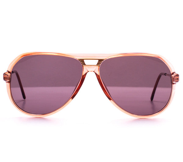 Vintage Frames De Niro Black Zero Base Curve Lenses Front