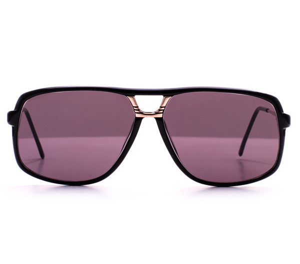 Vintage Frames Pesci Black Zero Base Curve Lenses