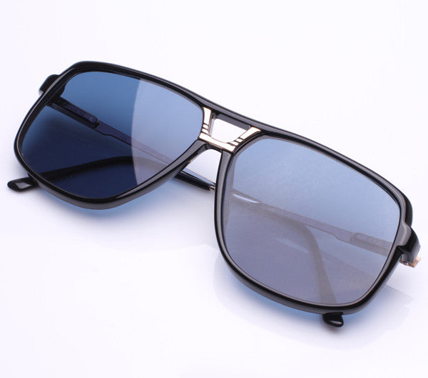 Vintage Frames Pesci Blue Zero Base Curve Lenses