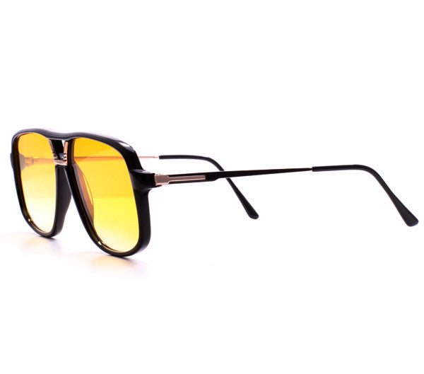 Vintage Frames Pesci Orange Gradient Zero Base Curve Lenses