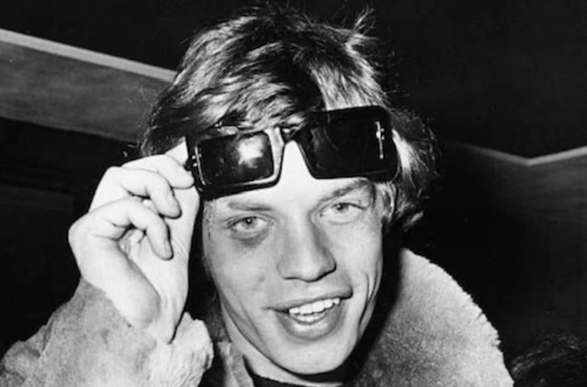 Mick Jagger from The Rolling Stones Changed Sunglasses Forever