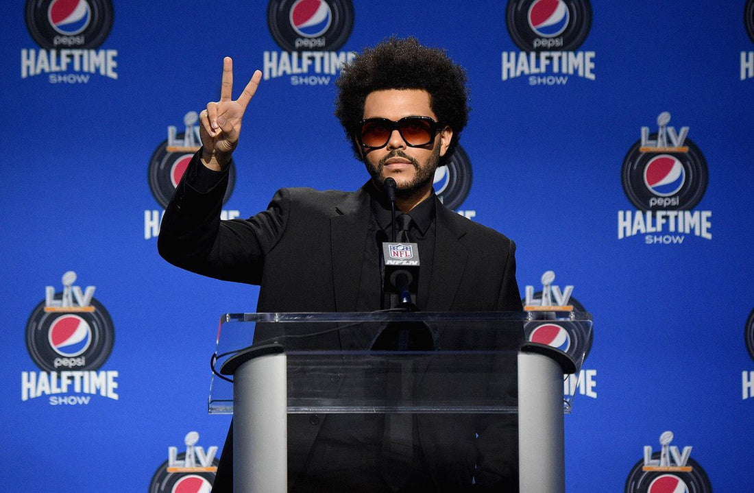 The Weeknd performs at Super Bowl LV Halftime Show