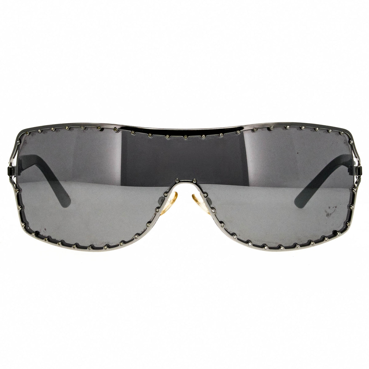 Valentino V635S Beige Horn sunglasses Valentino V-Goldshield Rose Gold Navigator Shield Sunglasses  main image 3