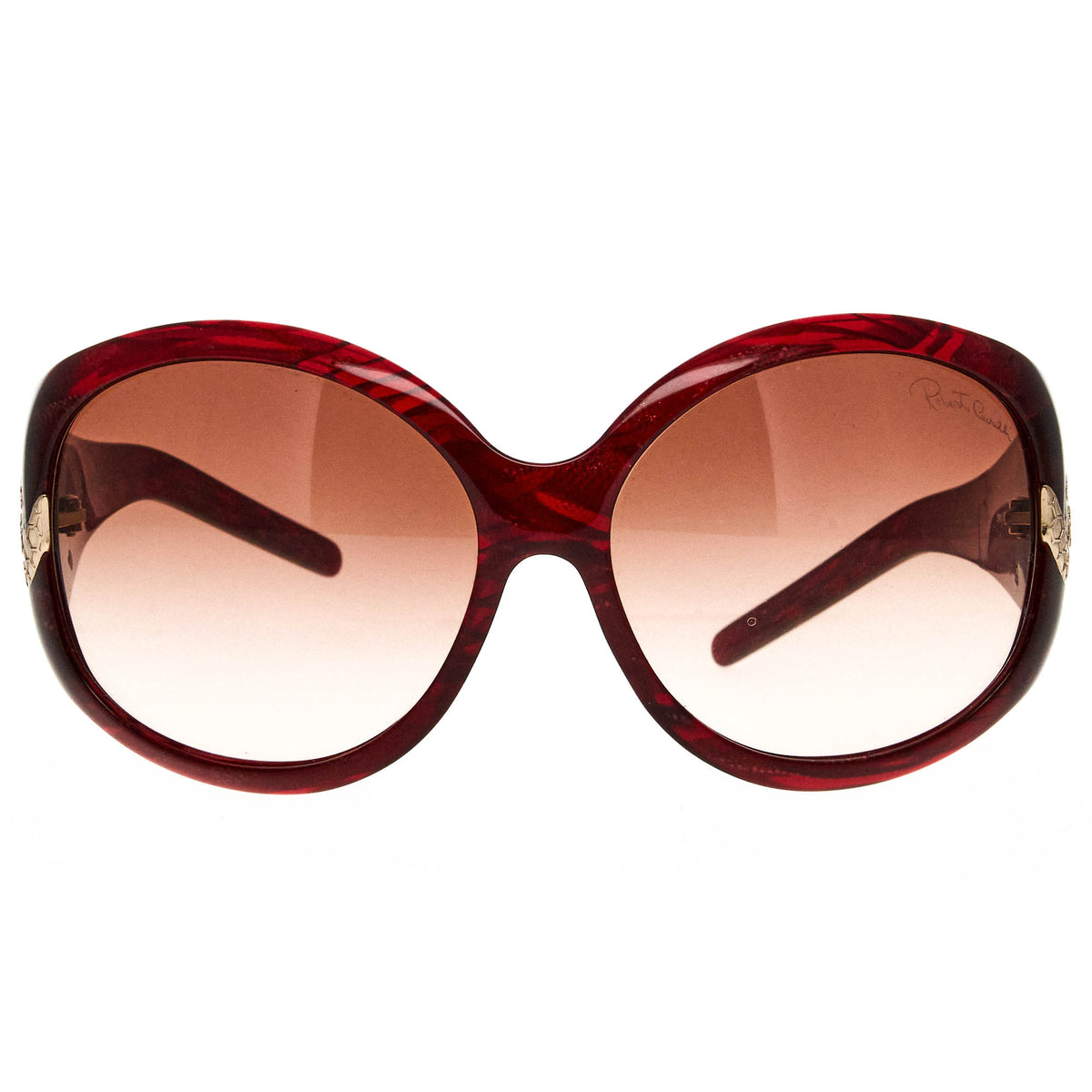 Roberto Cavalli Oval Frame Sunglasses Style RC781S Red Oversized Y2K Luxury Bold Oversized Roberto Cavalli Designer Sunglasses | Italian  main image 4