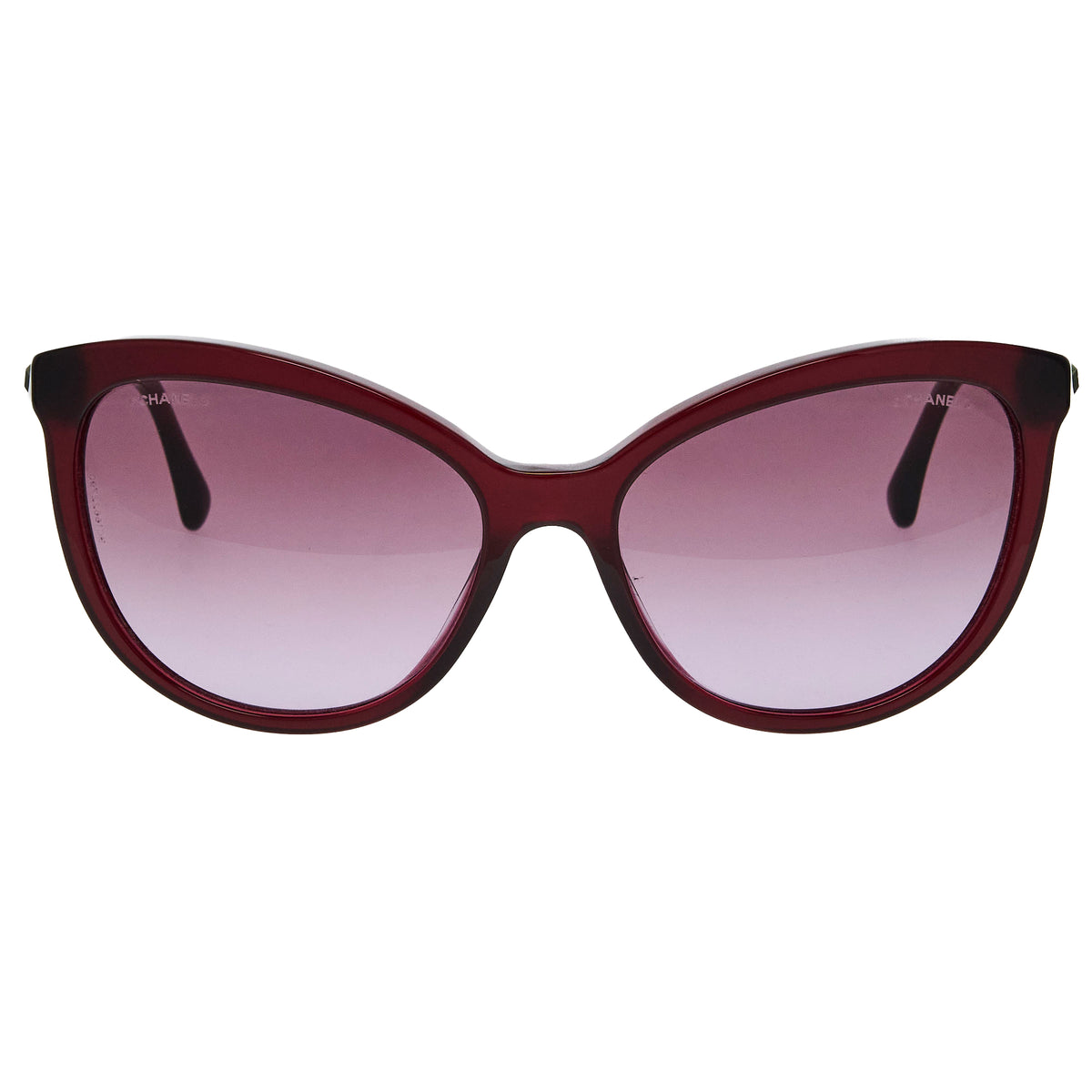 CHANEL Red Burgundy Gradient Oversized Sunglasses CHANEL Red Square Sunglasses for Women for sale | eBay main image 4