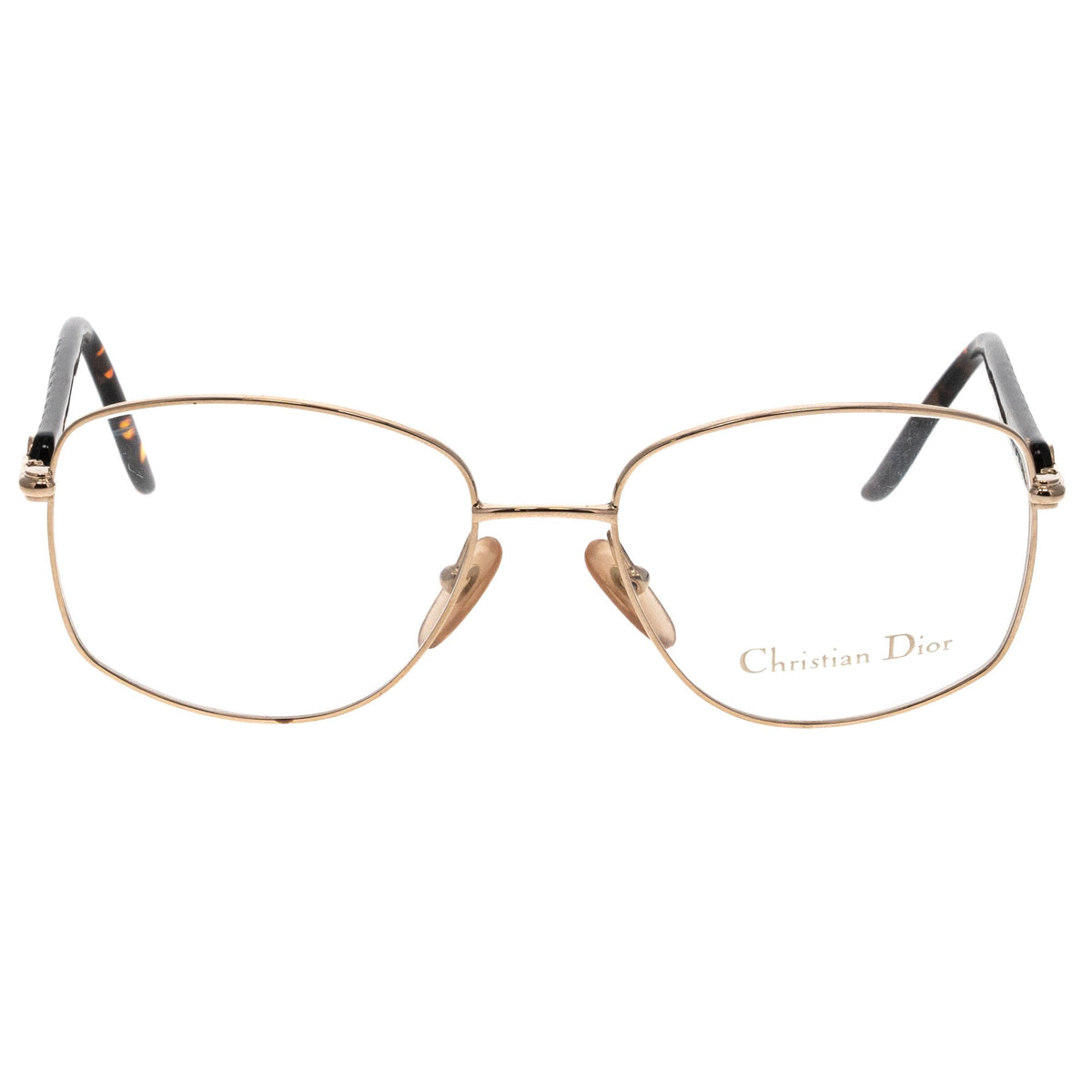 Dior Reading Glasses | CD 3595 Christian Dior 2855 Oval Tortoise Gold Metal Eyeglasses  main image 3