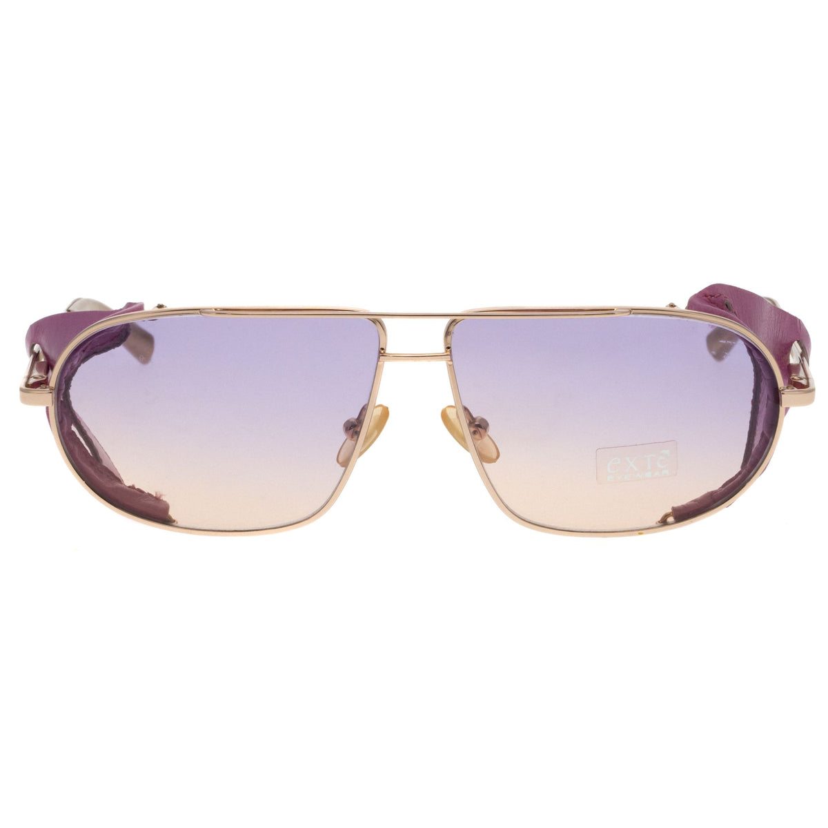 EXTE  women’s rimmed sunglasses yellow EX 520 spl9023_3.jpg main image 3