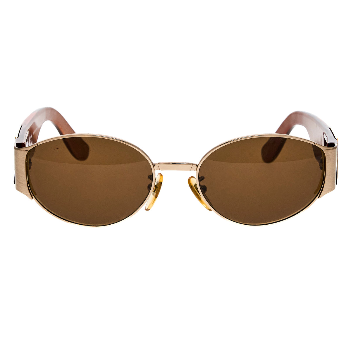 Fendi vintage Oval Sunglasses ? lenses need to be replaced Fendi SL 7035 COL 101 – Vintage Frames Company main image 4