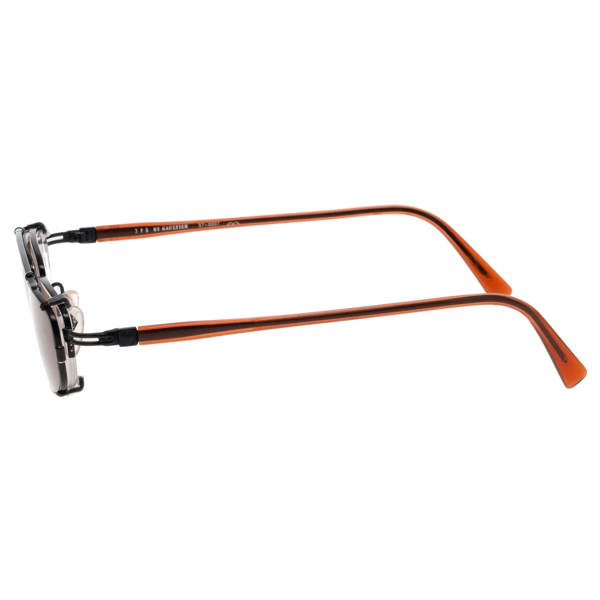 Jean Paul Gaultier 57 0007 13 (Brown Clip-on)