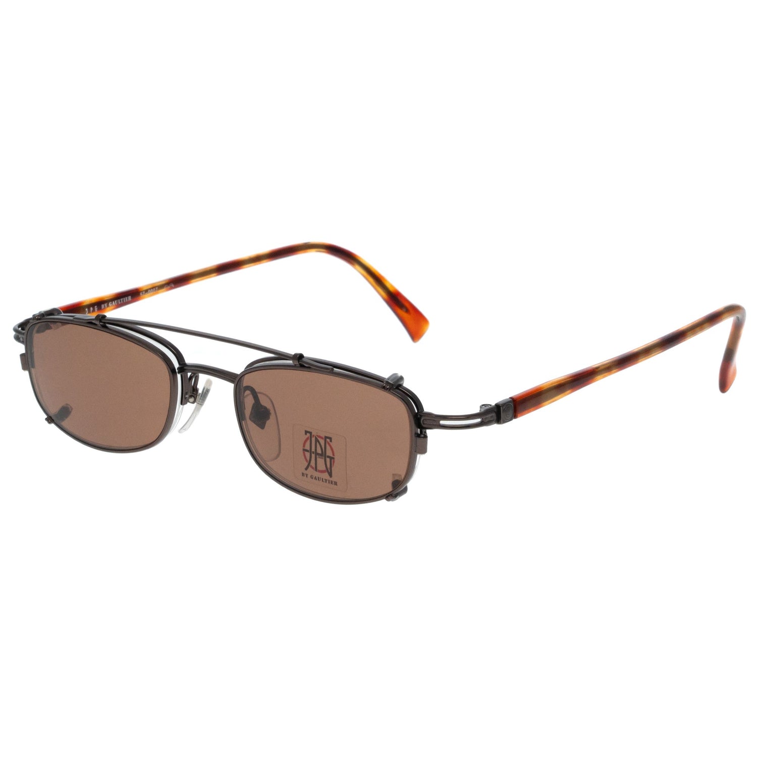 Jean Paul Gaultier 57 0007 4 (Brown Clip-on)
