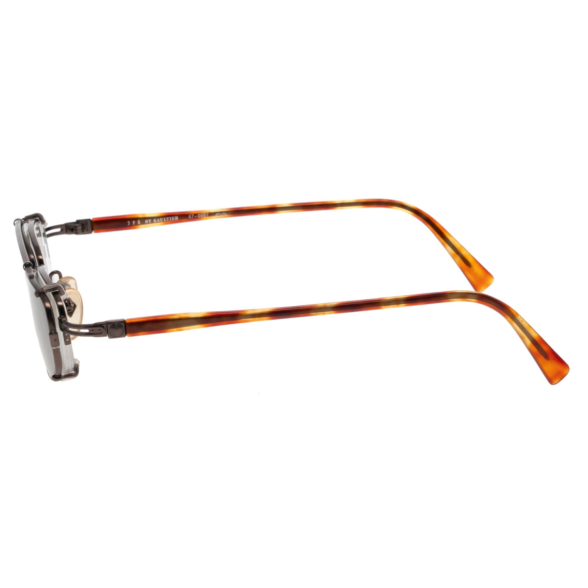GAULTIER JPG ビンテージフレーム５７−００８９ Jean Paul Gaultier 57 0007 4 (Green Clip-on) – Vintage Frames Company