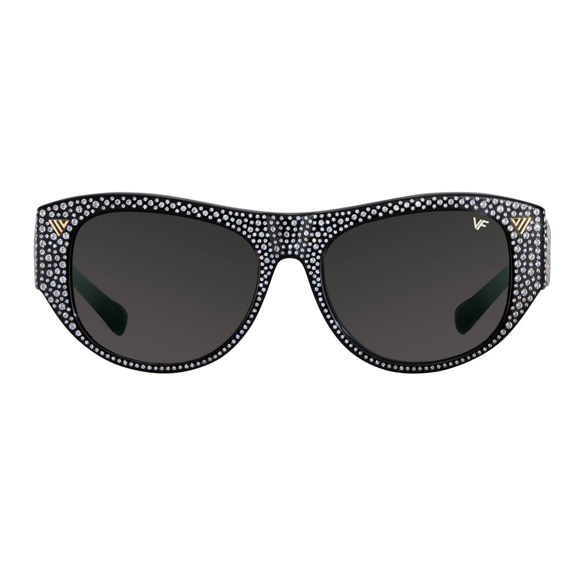 Alice + Olivia Swarovski Stacey Crystal Black Sunglasses 0SK6016__100187__P21__shad__qt  main image 3