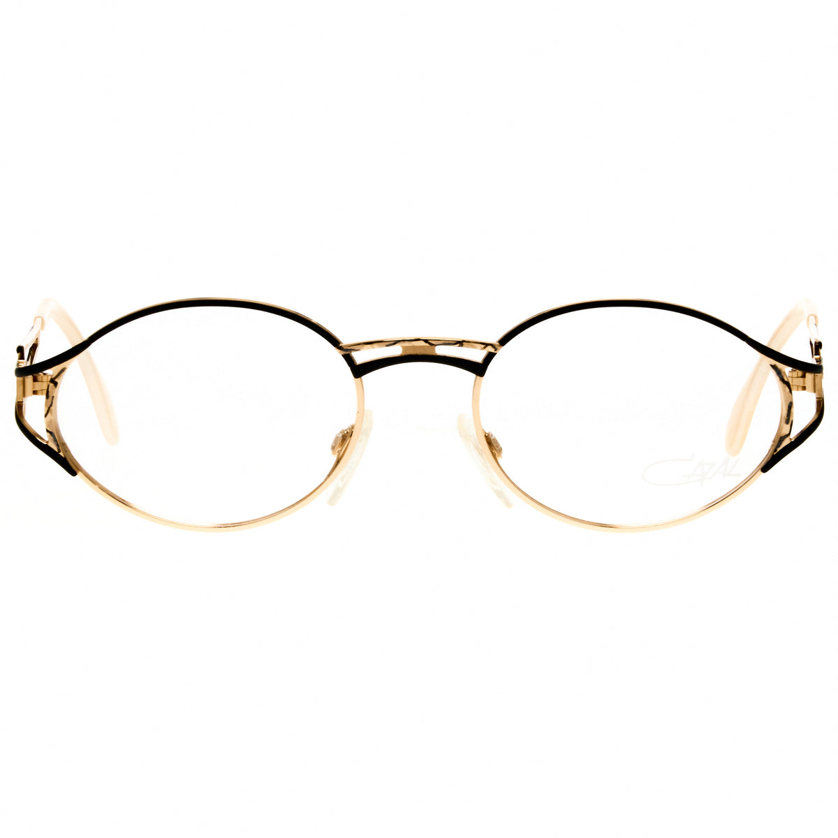 Classic Cazal Titanium 4268 NO Lenses FRAME ONLY Gold Cazal® 6034 Geometric Eyeglasses - EuroOptica main image 2