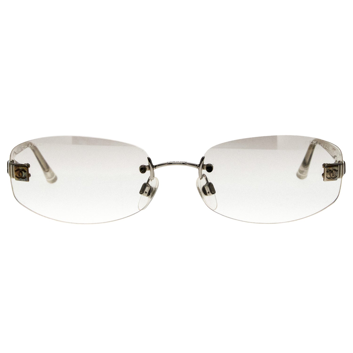 Transparent Clear Gray Rectangular