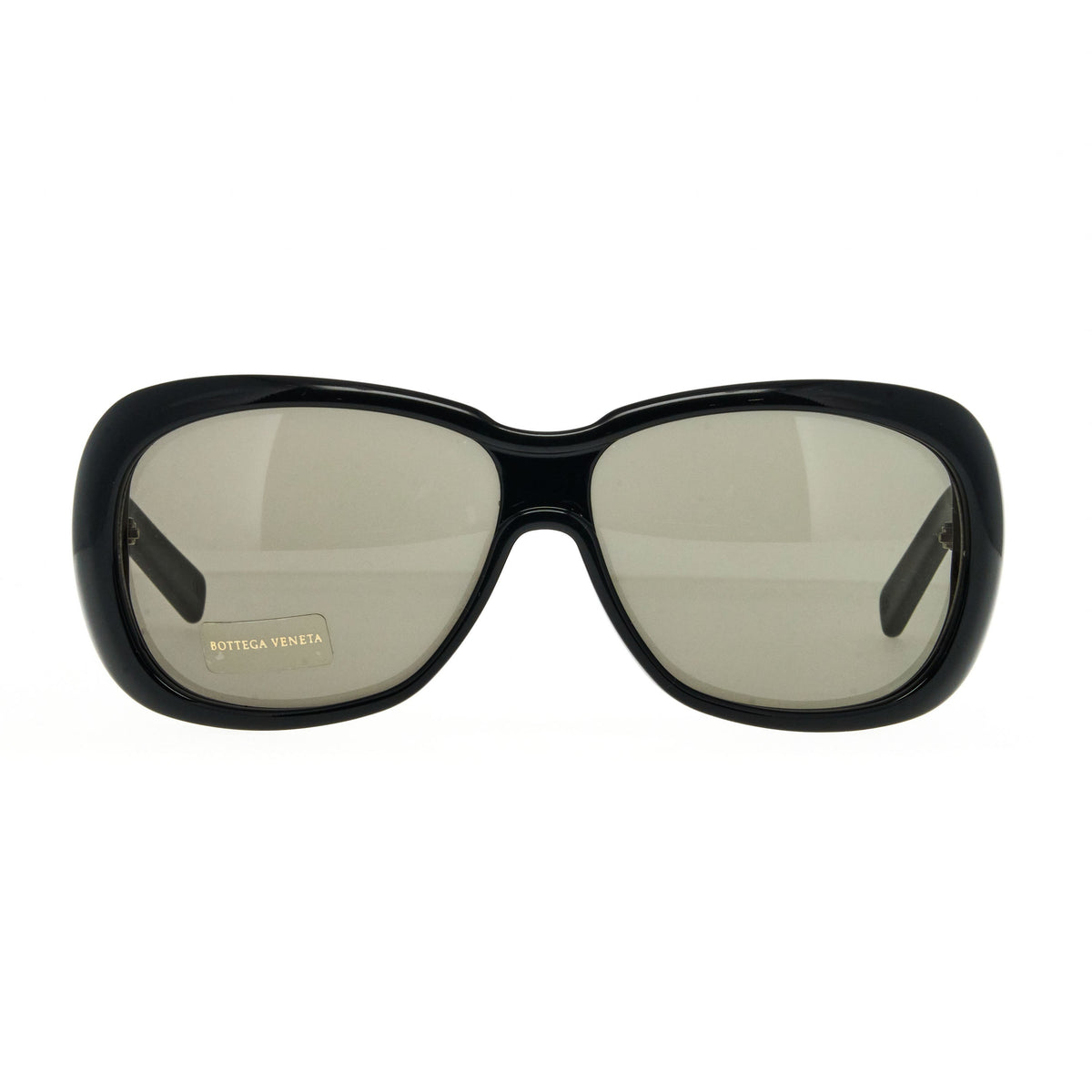 Auth. Bottega Veneta Black/Brown Intrecciato Leather Sunglasses ~ BV90/S 807 Bottega Veneta Bv 31 S/ 807 – Vintage Frames Company main image 3