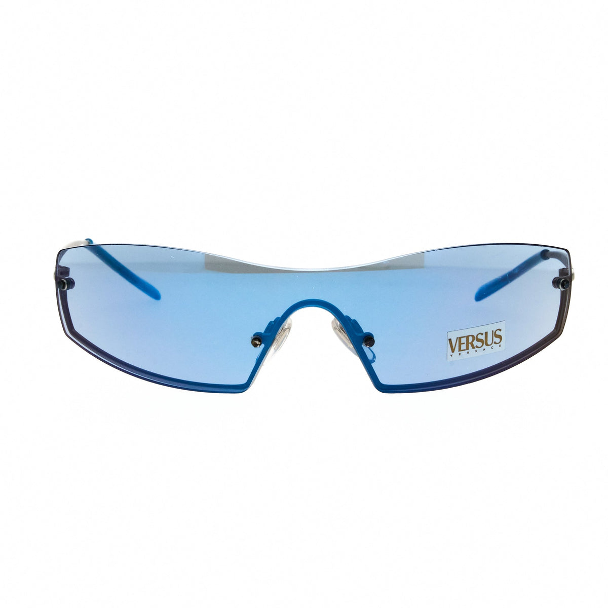 Versace Sunglasses Blue MOD 2106 1001/8F 64-13 130 2N Gianni Versace 1996 Vintage Blue Silver Medusa Metal  main image 2
