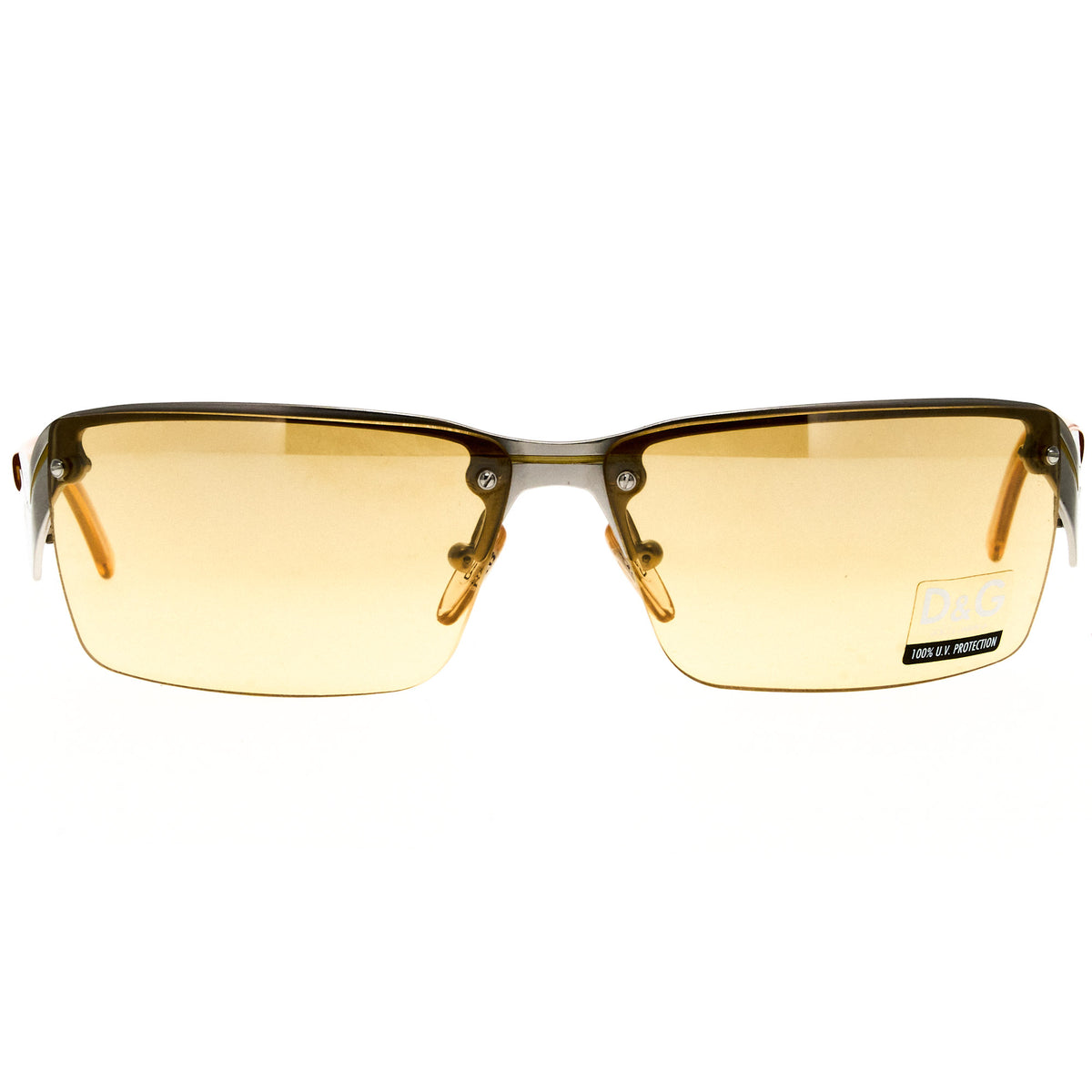 Dolce & Gabbana D&G 6080 Aviator Sunglasses Brown Gradient Silver Frame 63-12 Dolce&Gabbana Brown Aviator Sunglasses for Women for sale | eBay main image 3