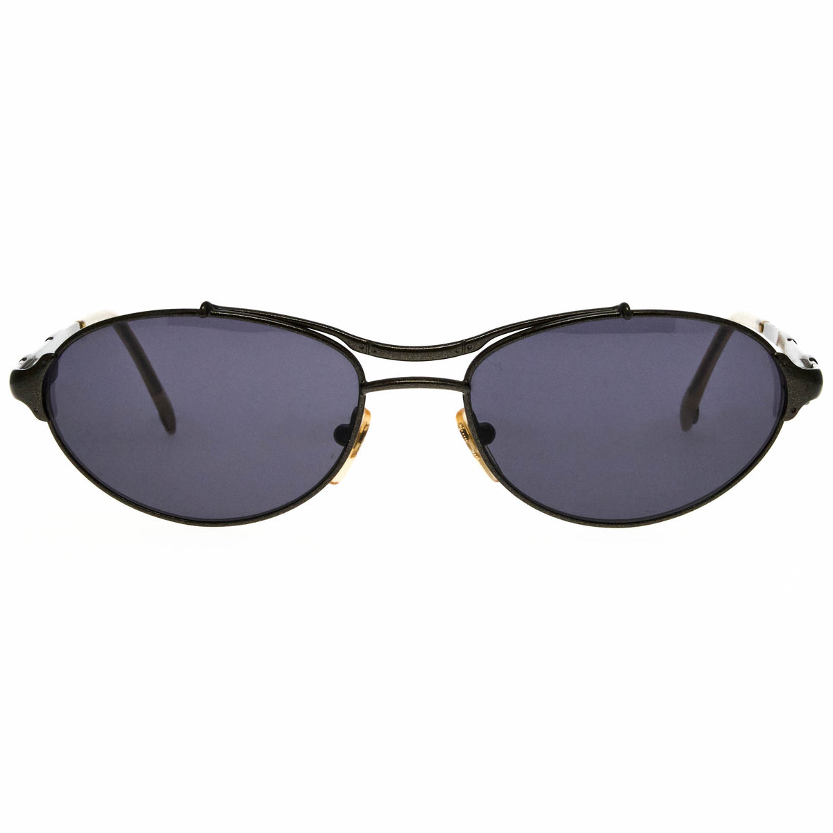 Iceberg Sunglasses IG 85153 744 Brown Round Oval Frames with Green Lenses Roxie Womens Sunglasses – Elongated Oval Polarized Shades  main image 2