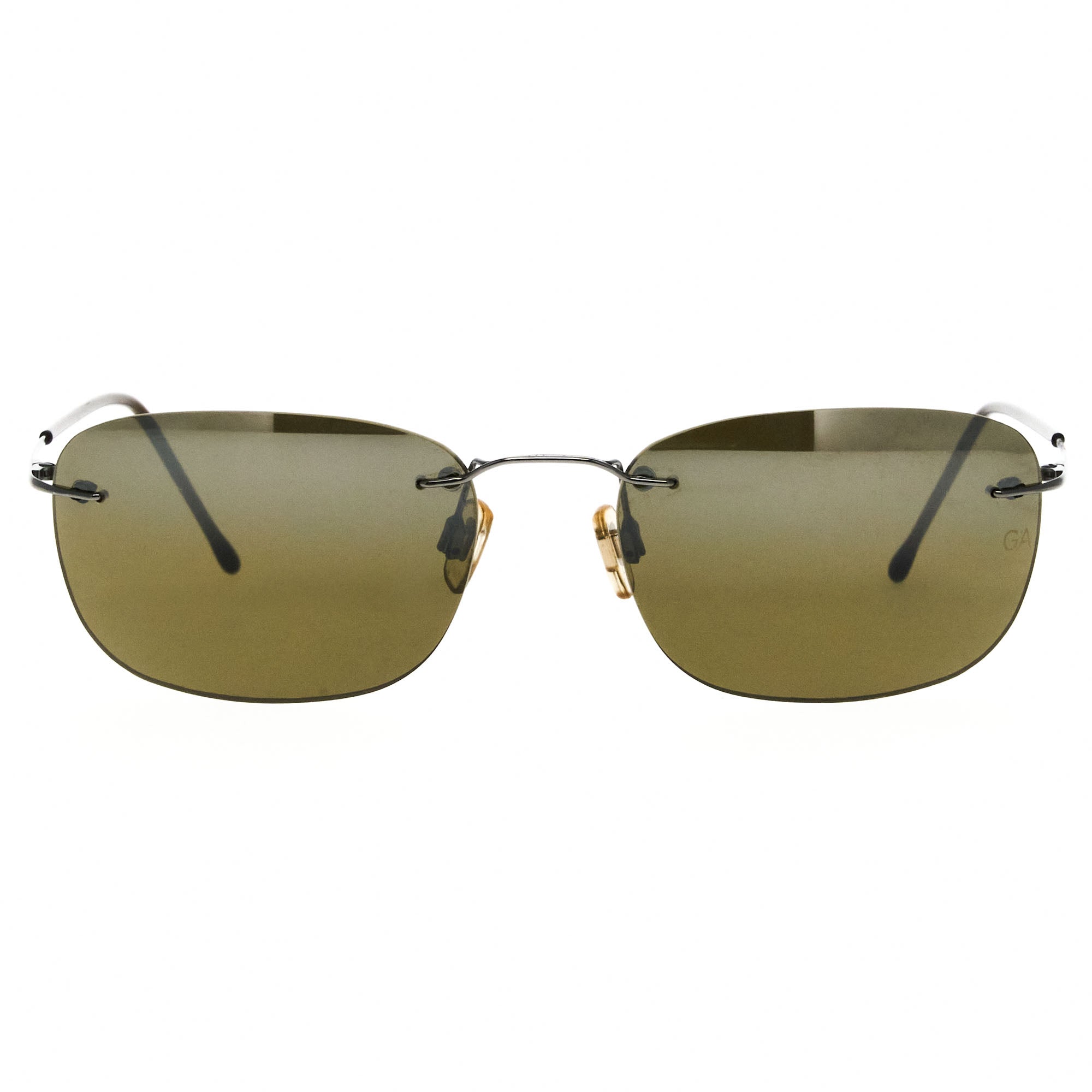 月末特価【レア】80s ビンテージ GIORGIO ARMANI アーカイブ Giorgio Armani 1557 1144 6e – Vintage Frames Company