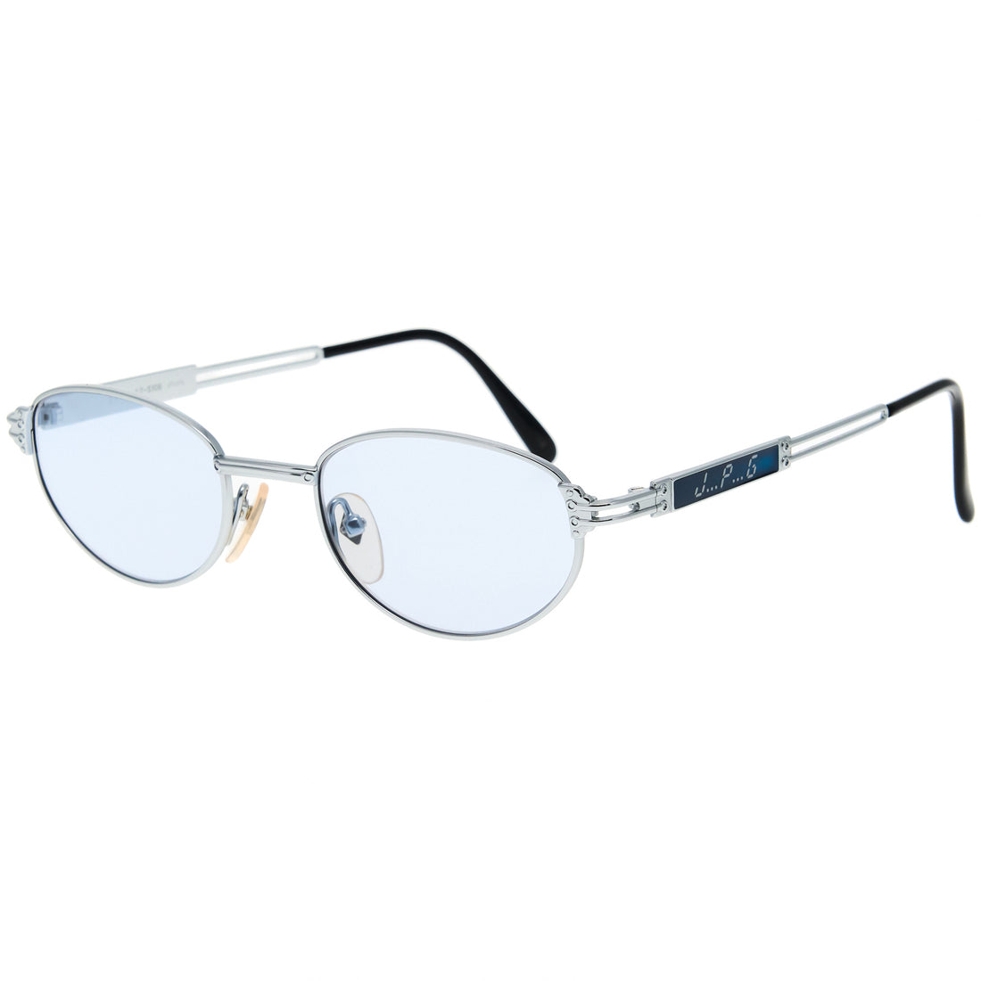 Lunettes De Soleil Jean Paul Gaultier Vintage - Monture Métal Gris - Réf. 56-5106