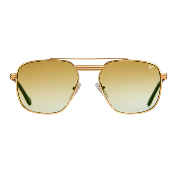 80〜 90s Vintage ジュン アシダ 18K Deco メガネ金装飾 Commander 18KT Yellow Gold – Vintage Frames Company