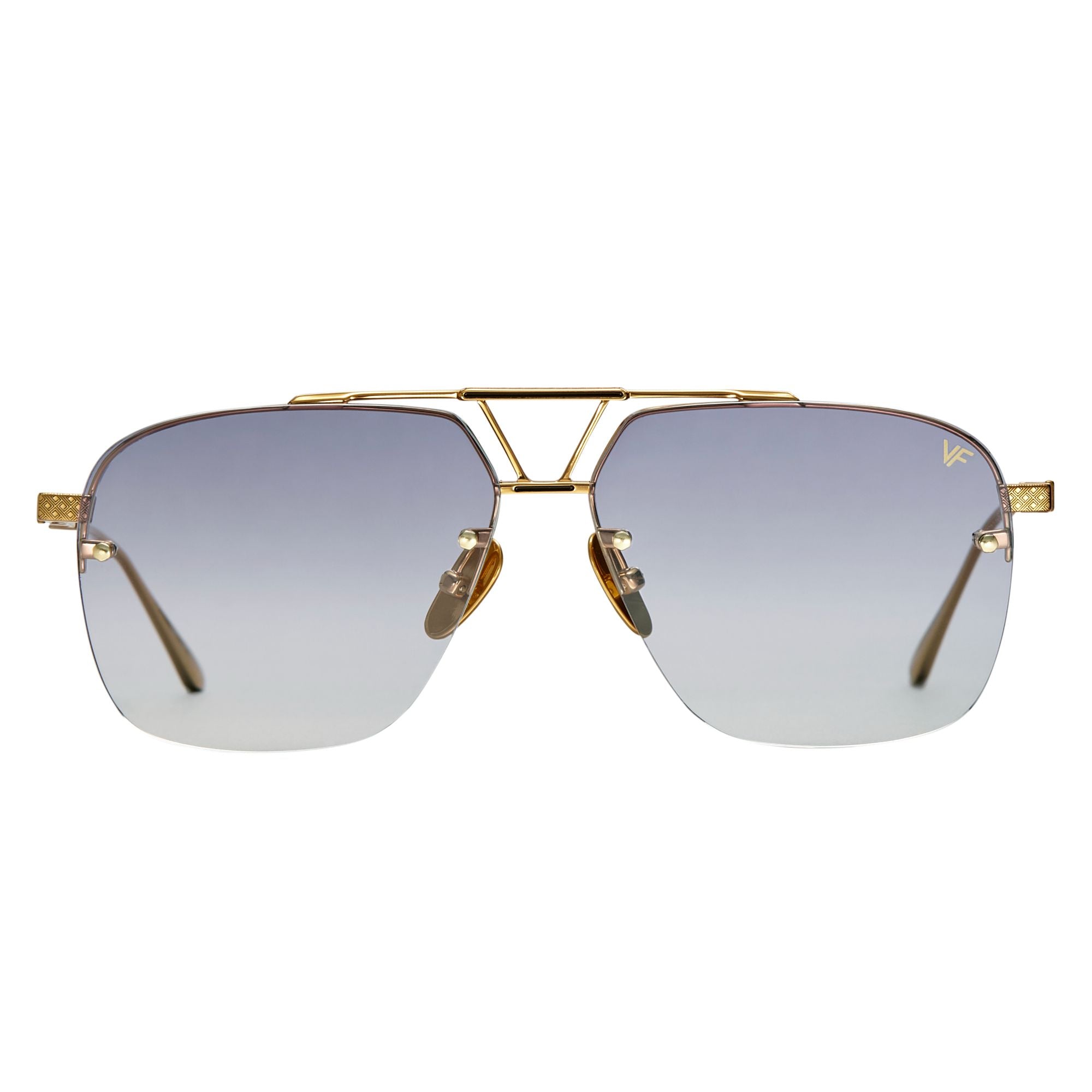 Falcon Rimless Drill Mount 24KT Gold – Vintage Frames Company