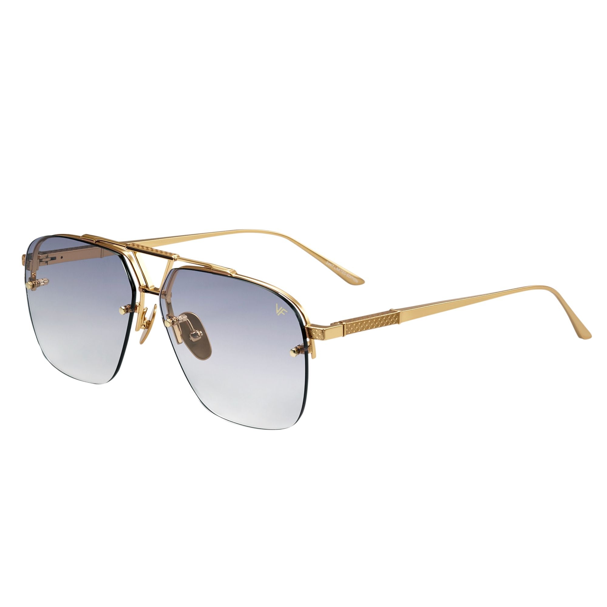 Falcon Rimless Drill Mount 24KT Gold – Vintage Frames Company