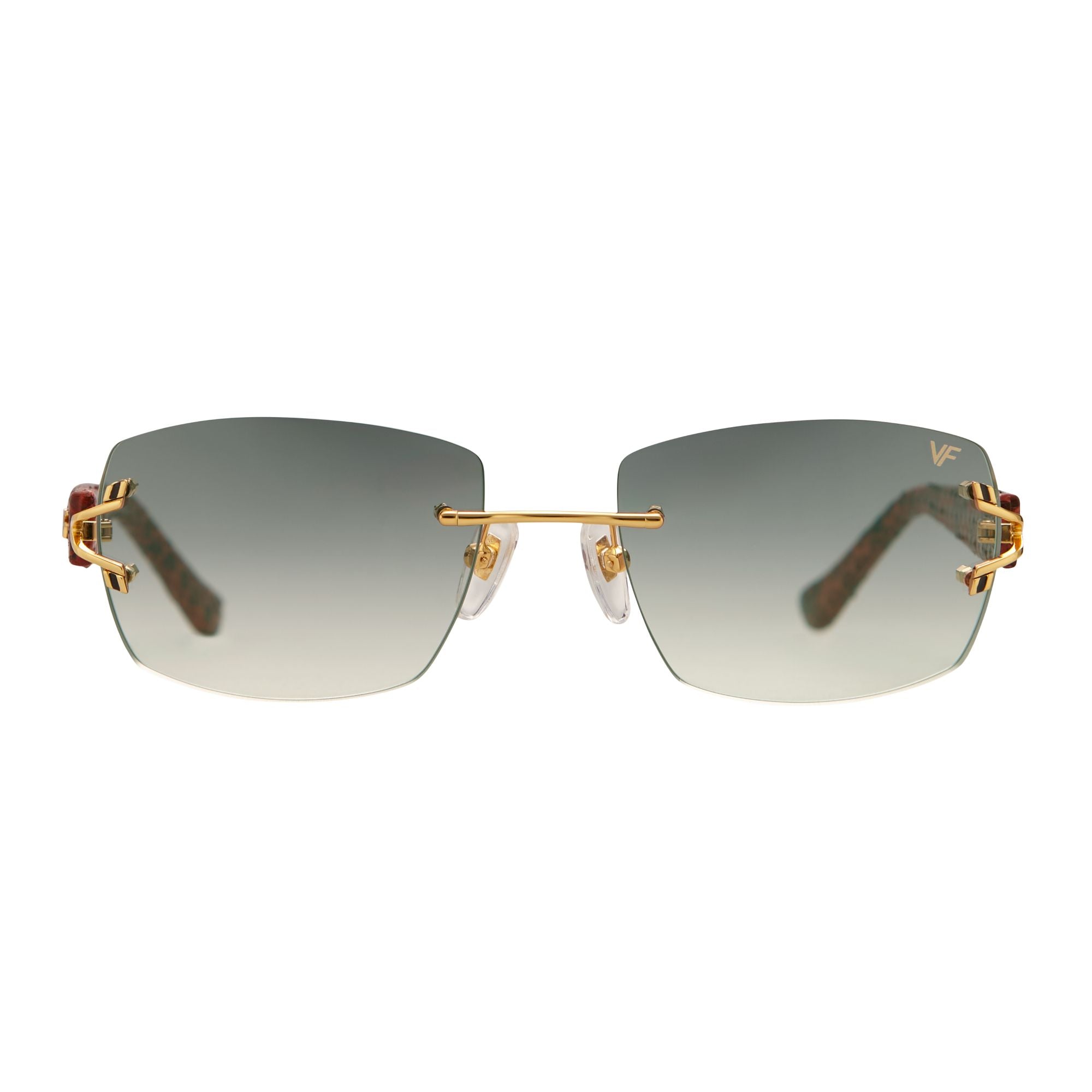Bal Harbour Burgundy Snakeskin Edition Rimless Drill Mount