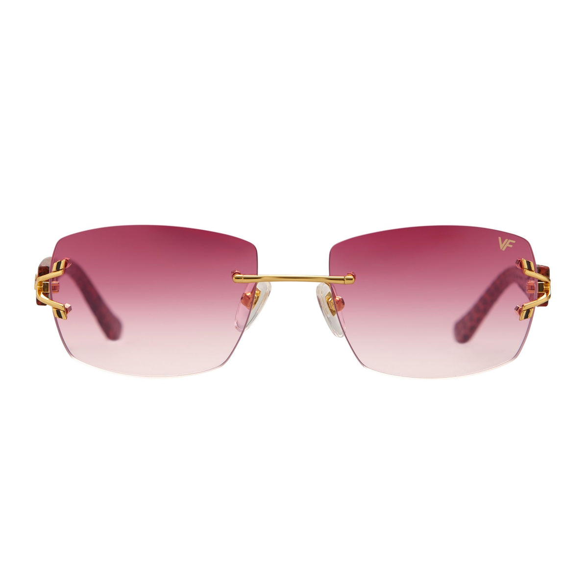 Bal Harbour Burgundy Snakeskin Edition Rimless Drill Mount – Vintage ...