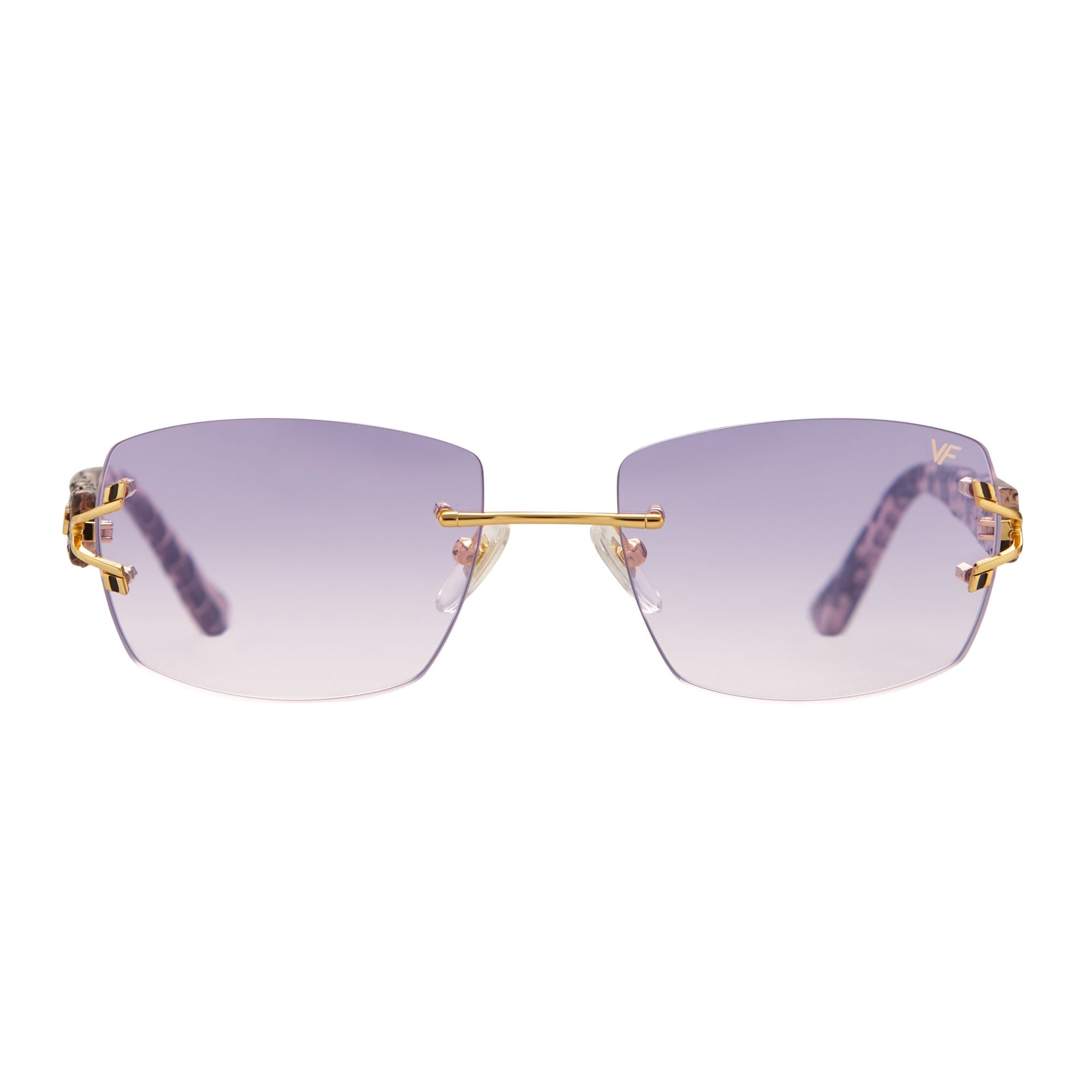 Bal Harbour Light Purple Snakeskin Edition Rimless Drill Mount ...